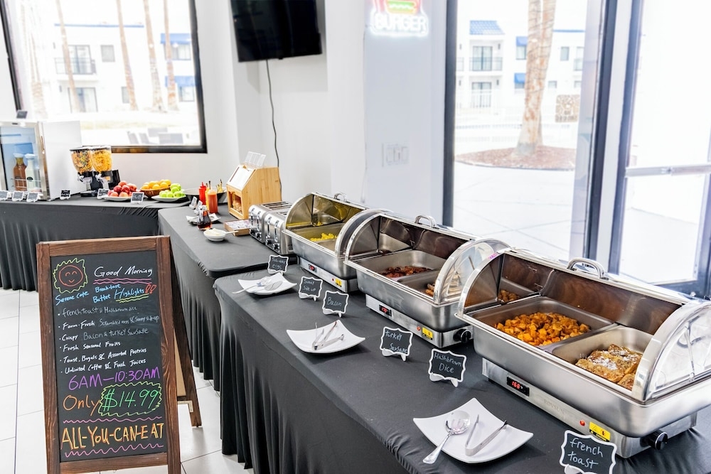 뷔페 아침 식사