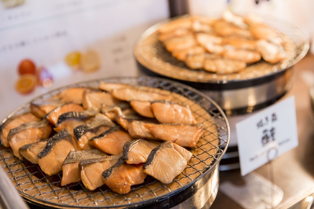 뷔페 아침 식사