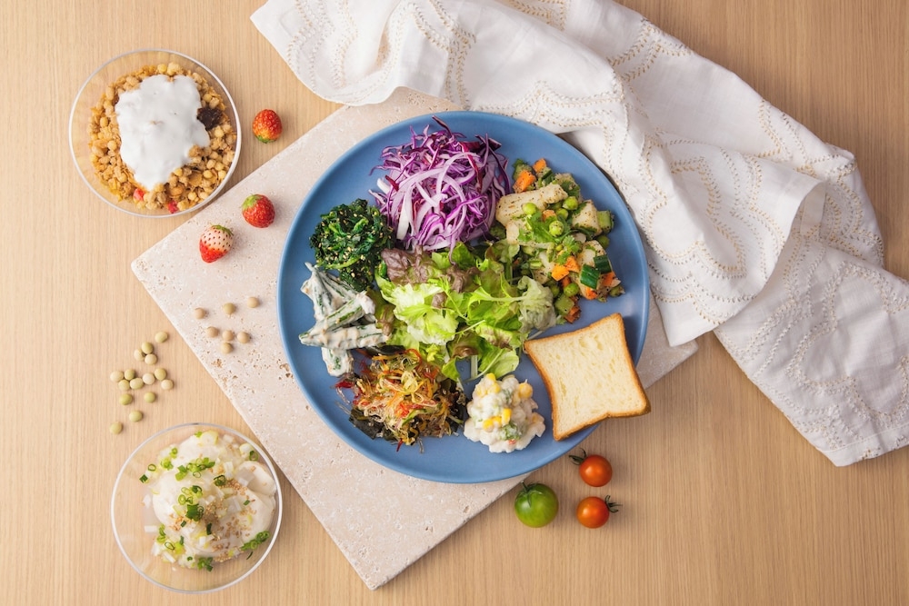 뷔페 아침 식사