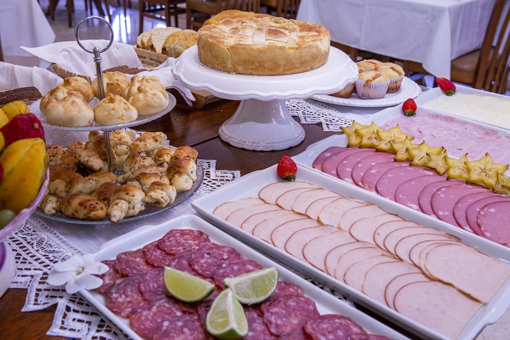 뷔페 아침 식사