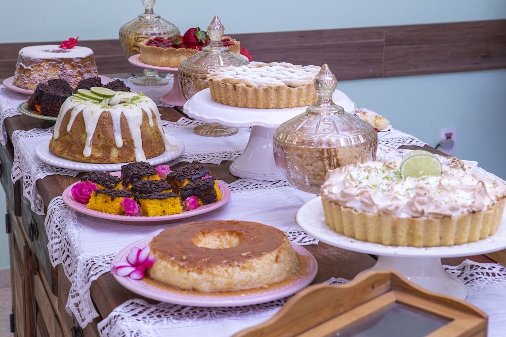 뷔페 아침 식사