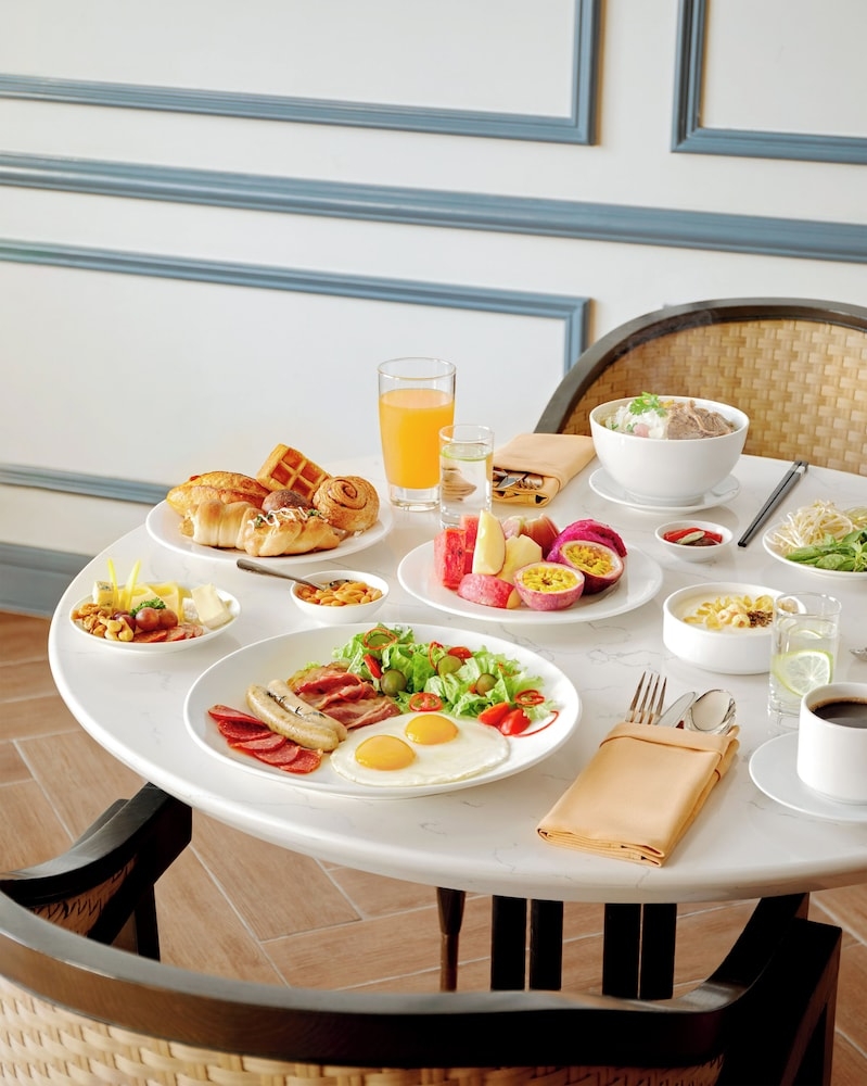 뷔페 아침 식사