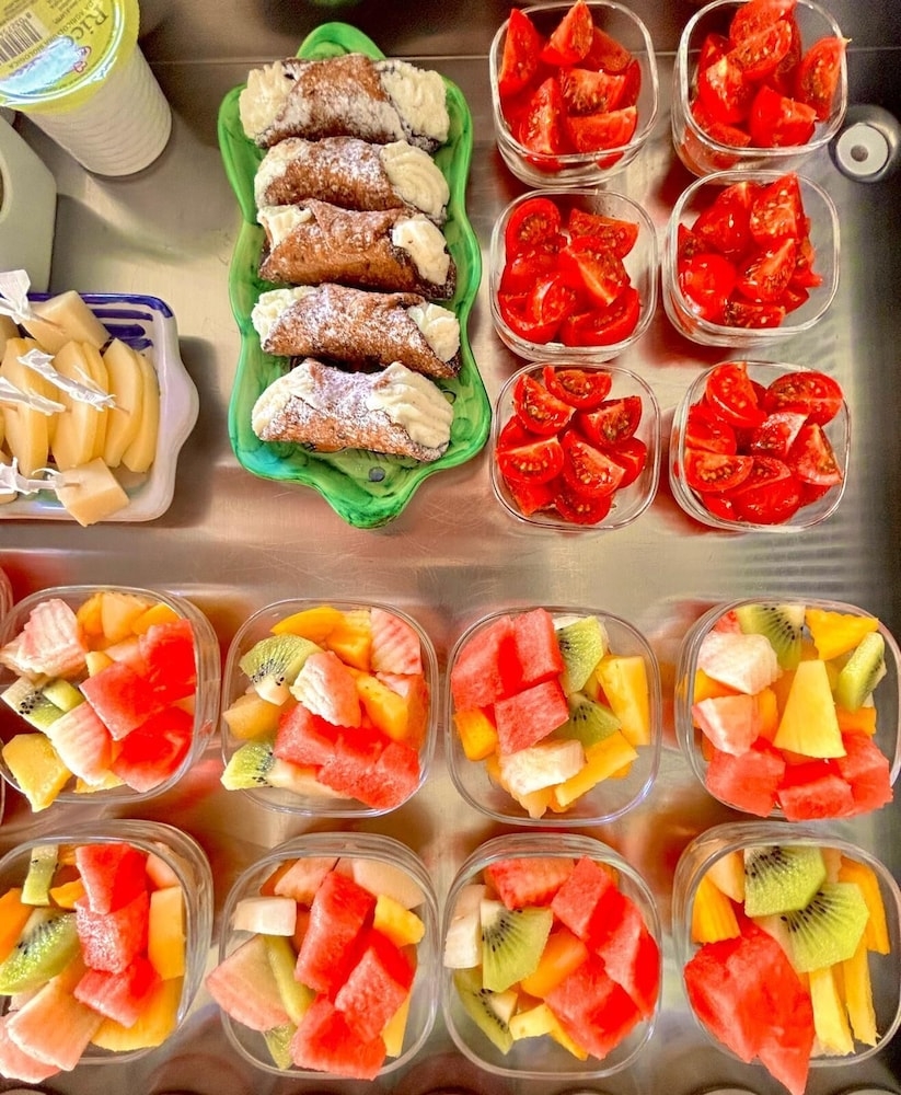 뷔페 아침 식사