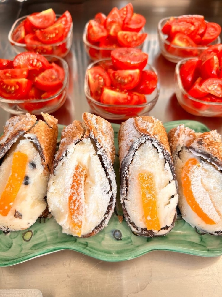 뷔페 아침 식사