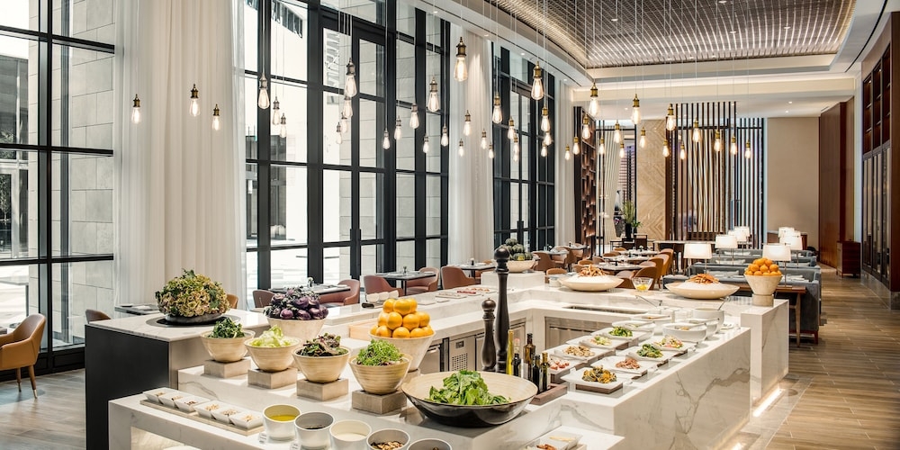 뷔페 아침 식사