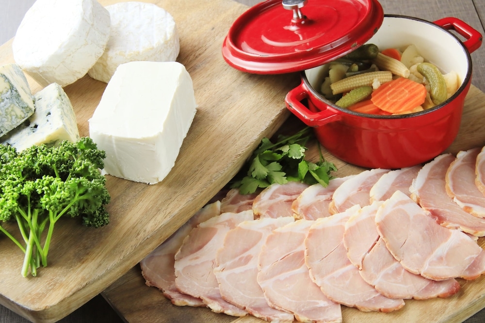 뷔페 아침 식사