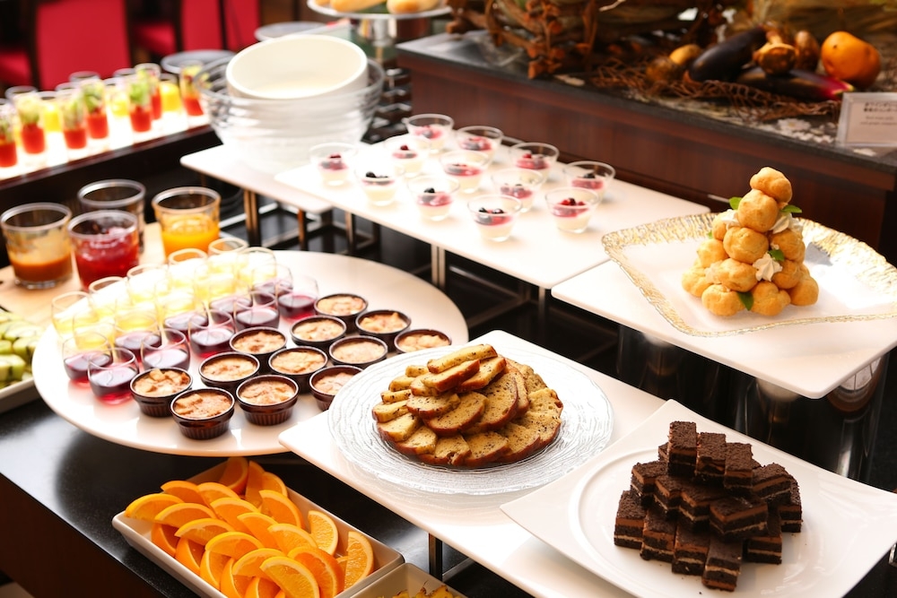 뷔페 아침 식사