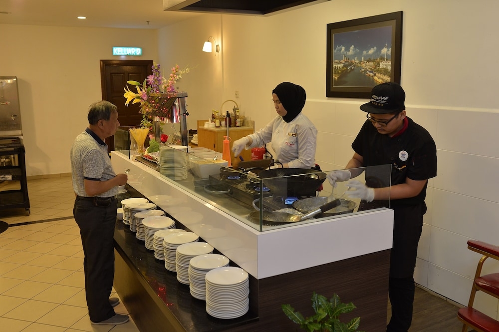 뷔페 아침 식사