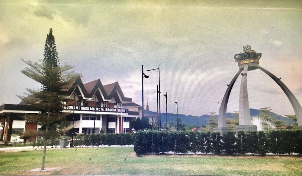 숙박 시설에서 보는 시내 전망