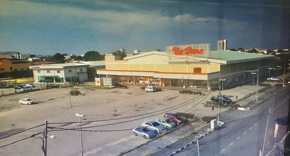 숙박 시설에서 보는 시내 전망