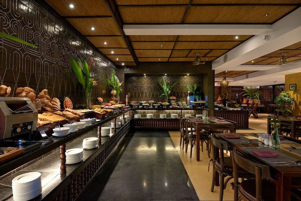 뷔페 아침 식사