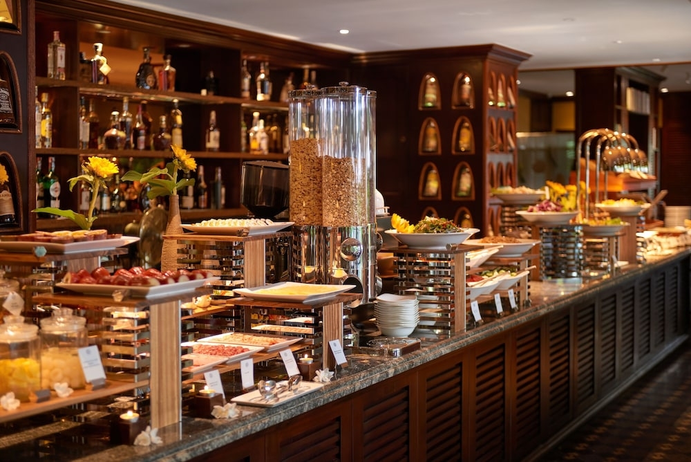 뷔페 아침 식사