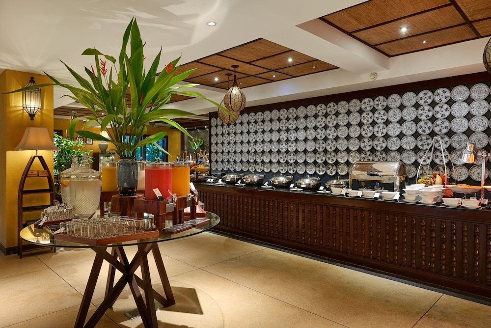 뷔페 아침 식사