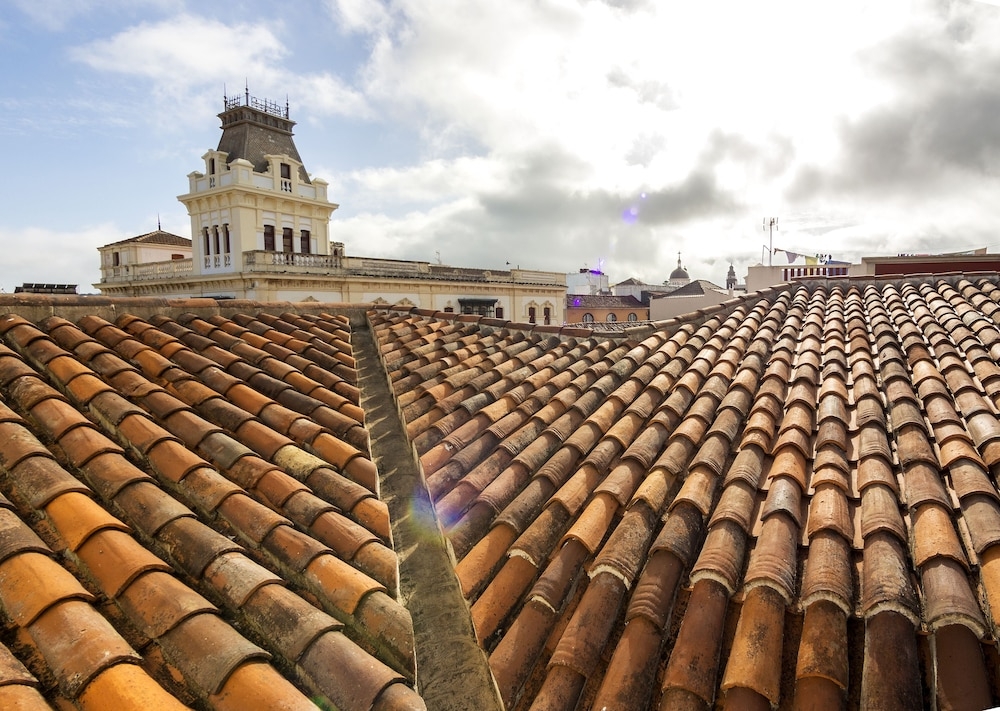 숙박 시설에서 보는 주변 전망