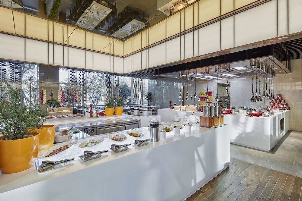 뷔페 아침 식사