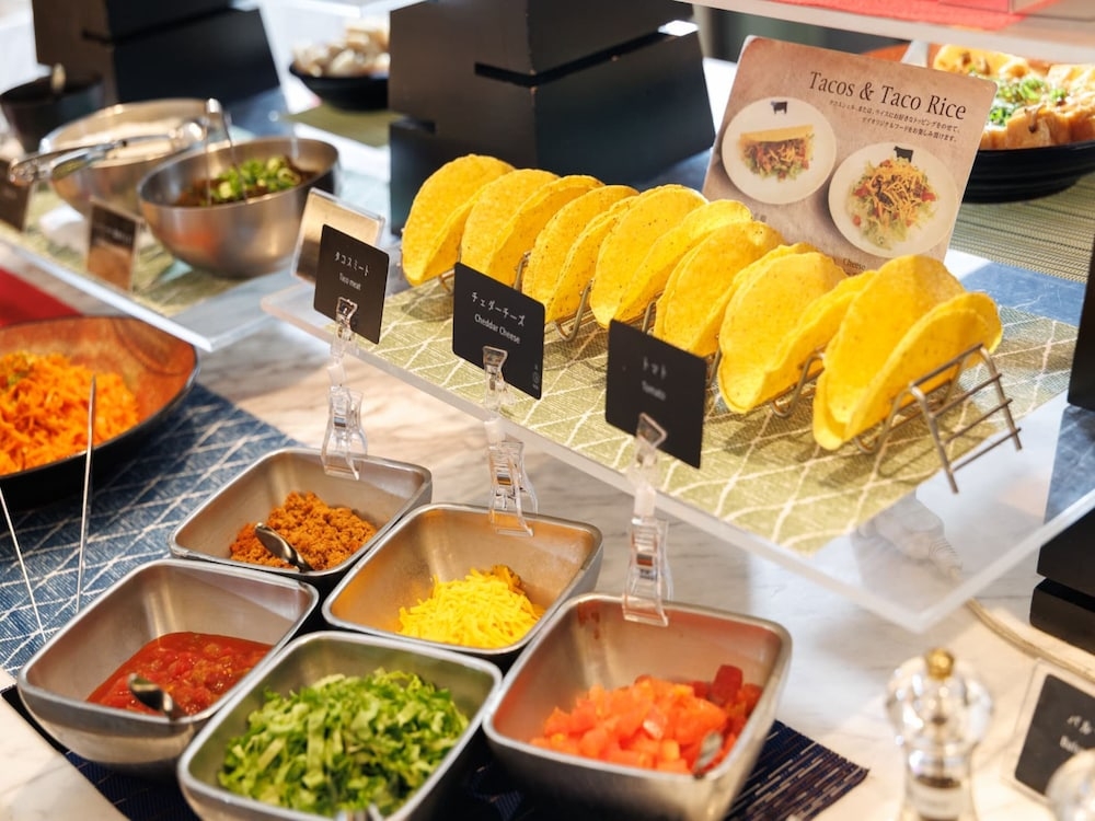 뷔페 아침 식사