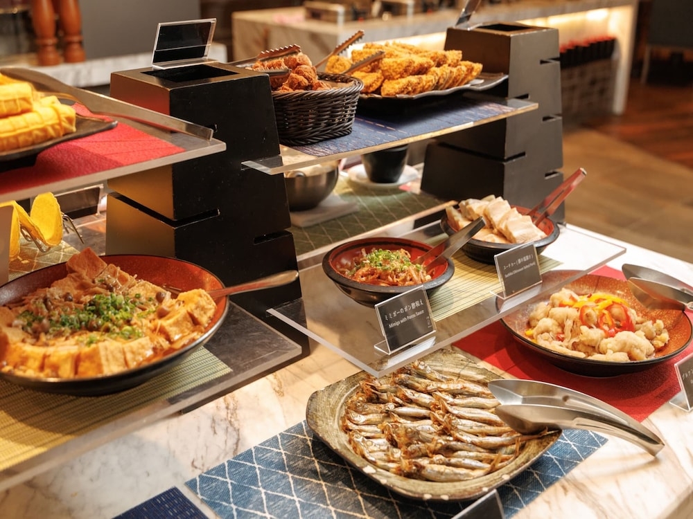 뷔페 아침 식사