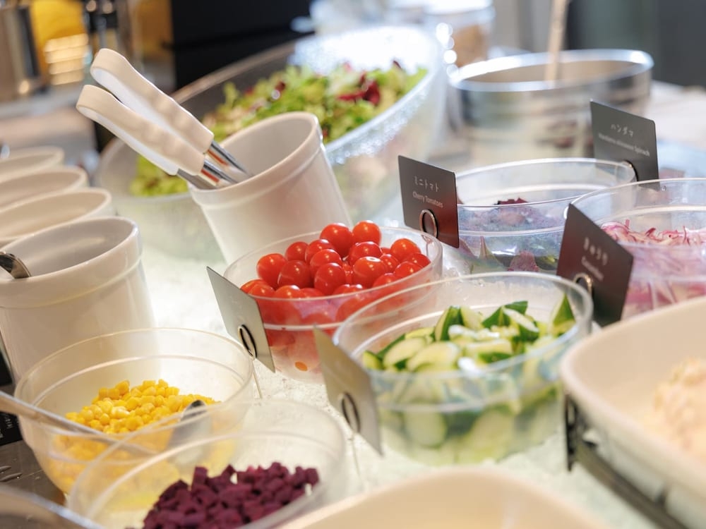 뷔페 아침 식사