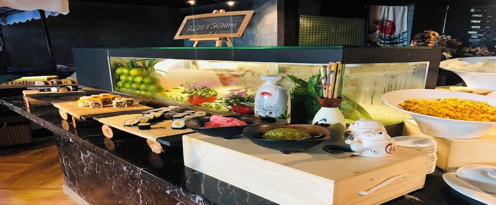 뷔페 아침 식사