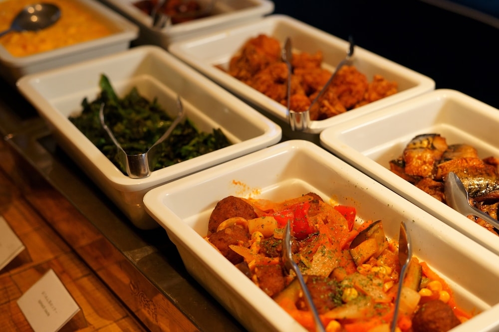 뷔페 아침 식사