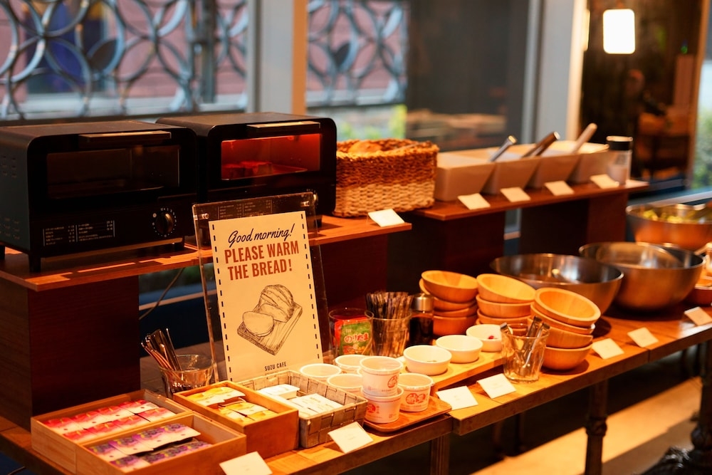 뷔페 아침 식사