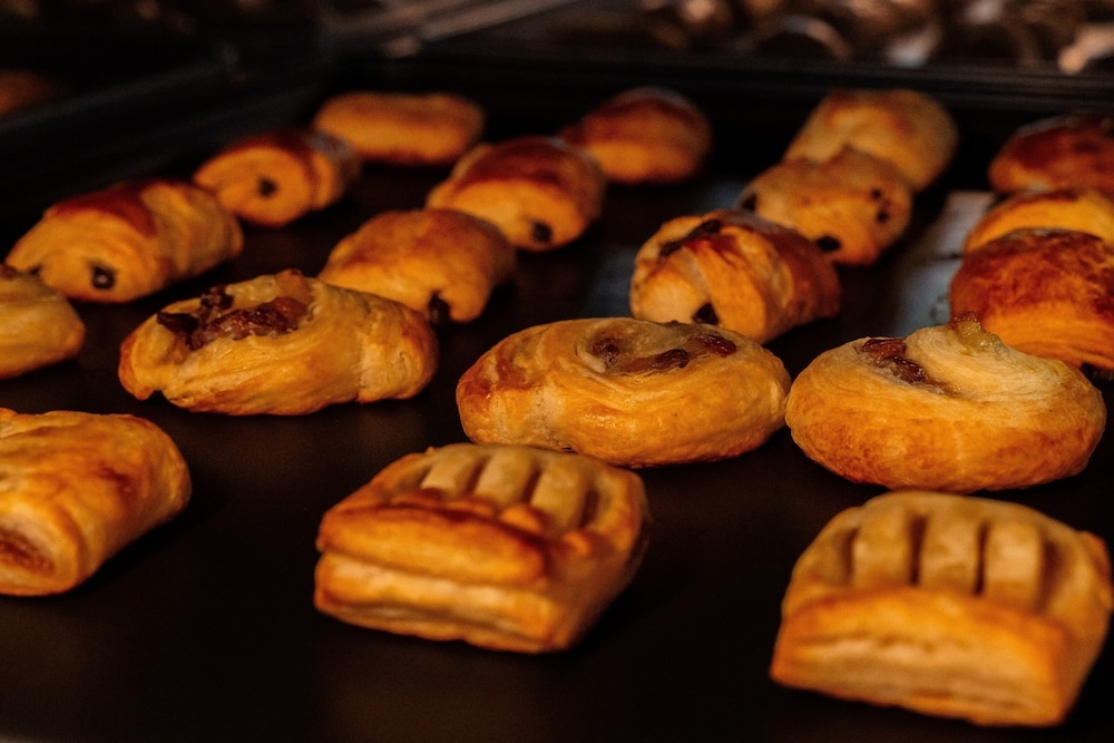 뷔페 아침 식사