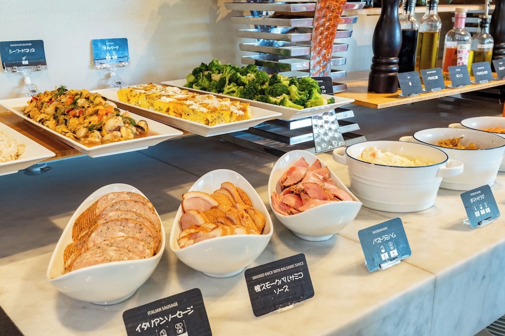 뷔페 아침 식사