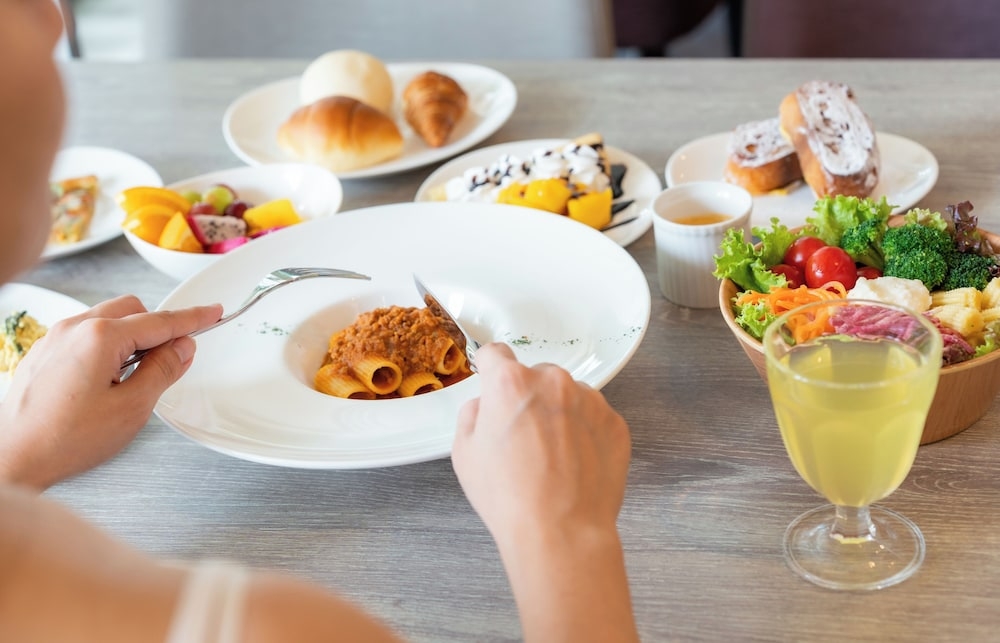 뷔페 아침 식사