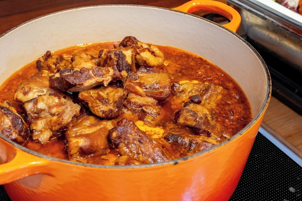 뷔페 아침 식사