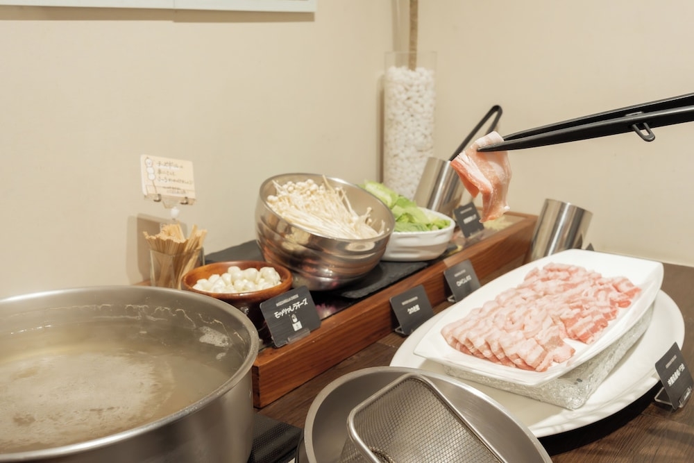 뷔페 아침 식사