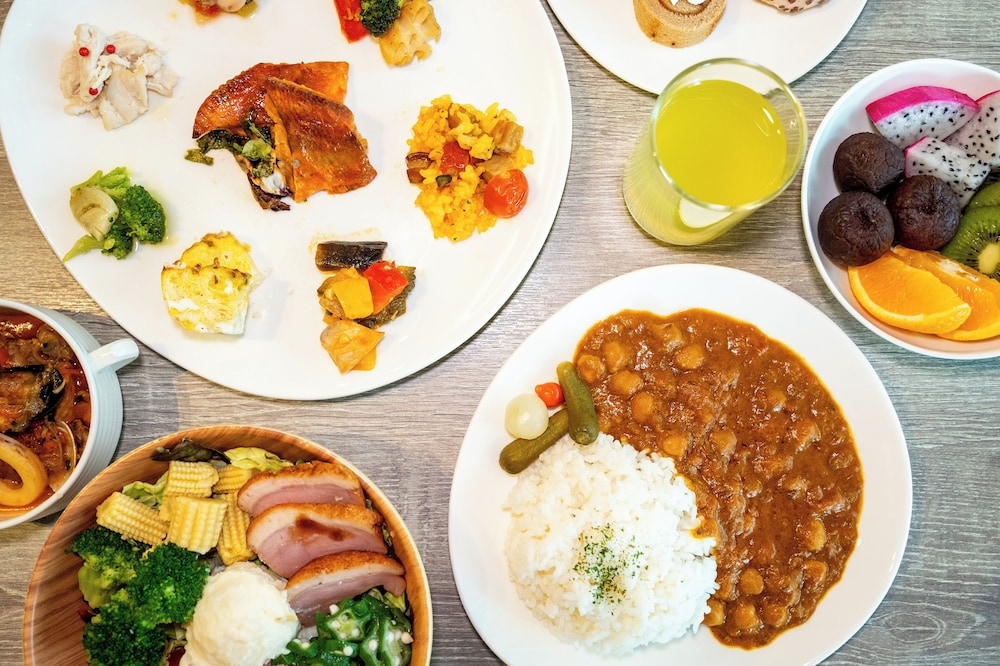 뷔페 아침 식사