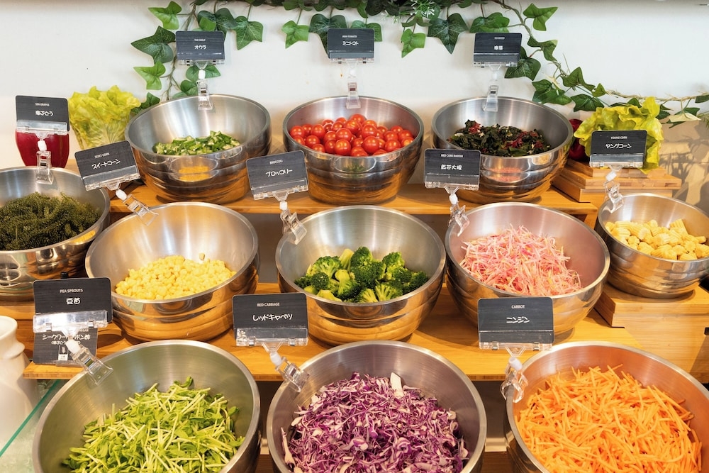 뷔페 아침 식사