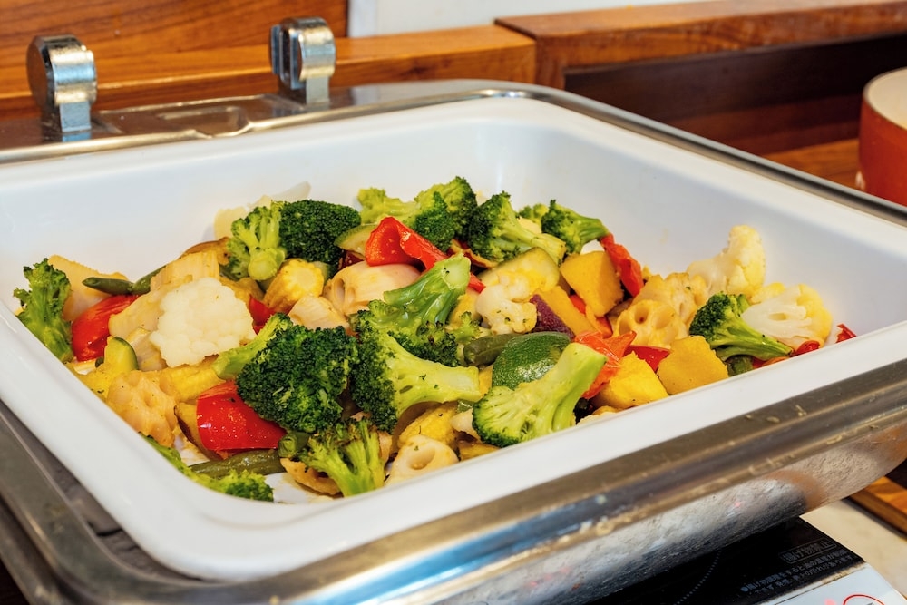 뷔페 아침 식사