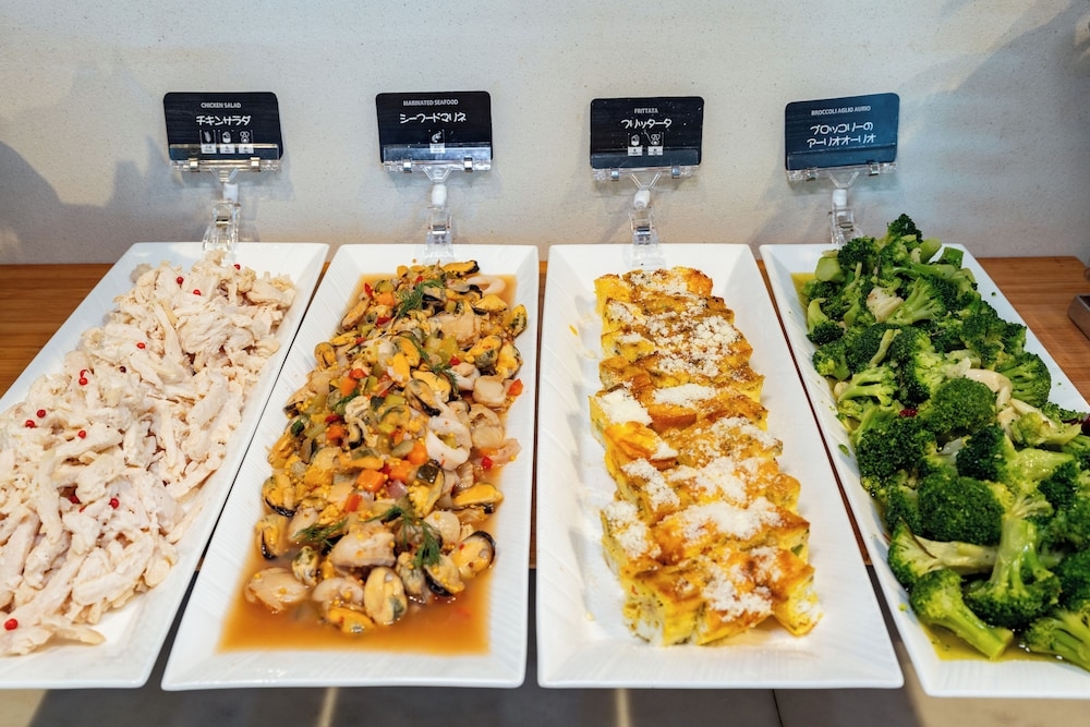 뷔페 아침 식사