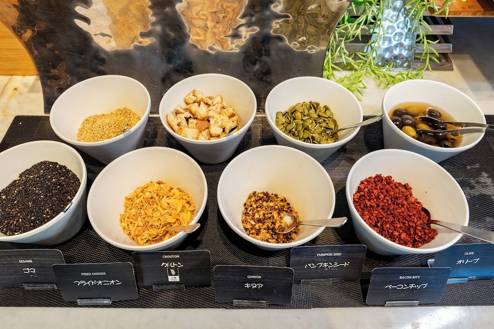 뷔페 아침 식사