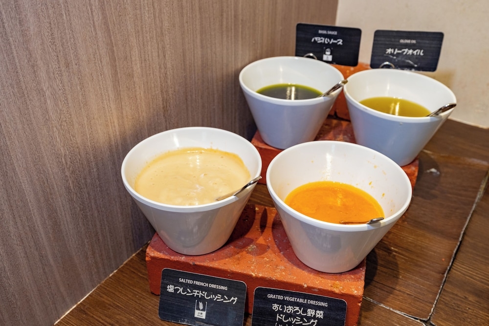 뷔페 아침 식사