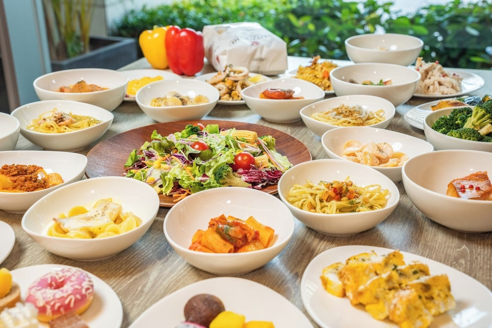 뷔페 아침 식사