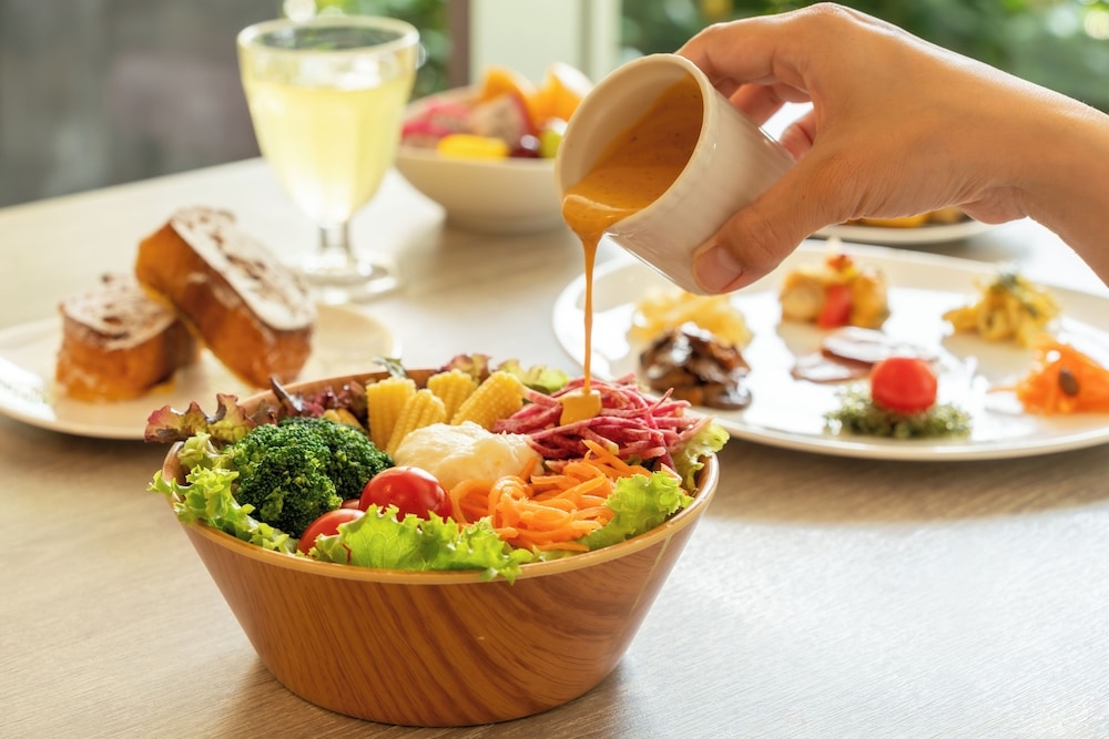 뷔페 아침 식사