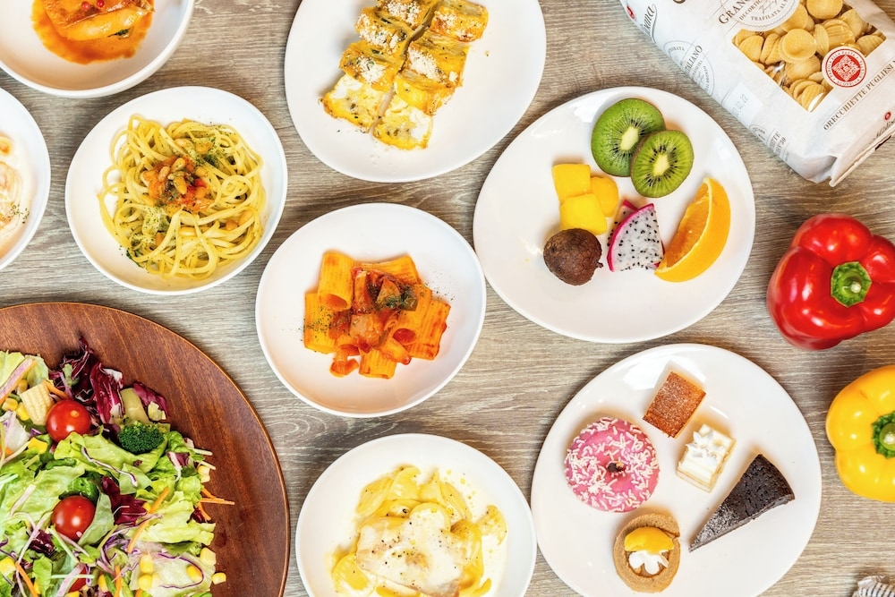 뷔페 아침 식사