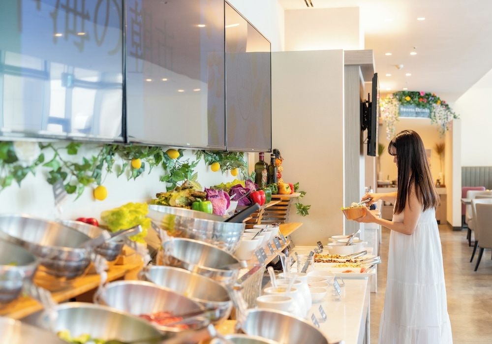 뷔페 아침 식사