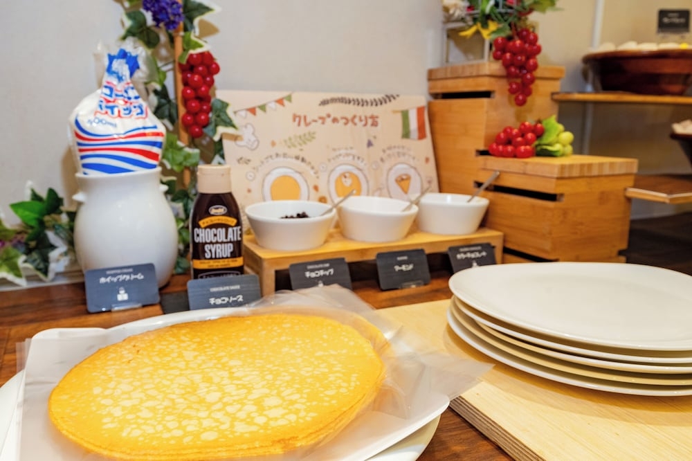 뷔페 아침 식사