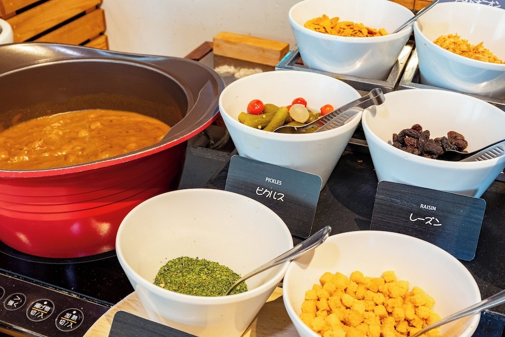 뷔페 아침 식사