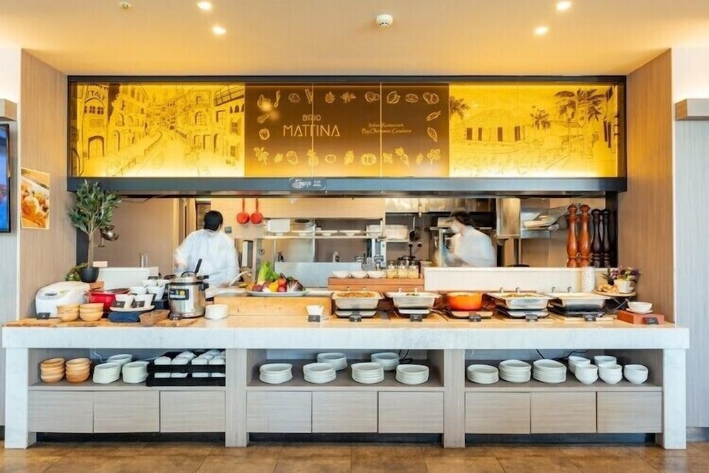 뷔페 아침 식사