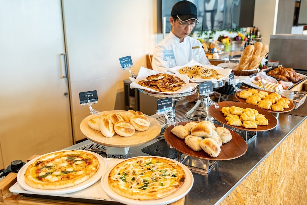 뷔페 아침 식사