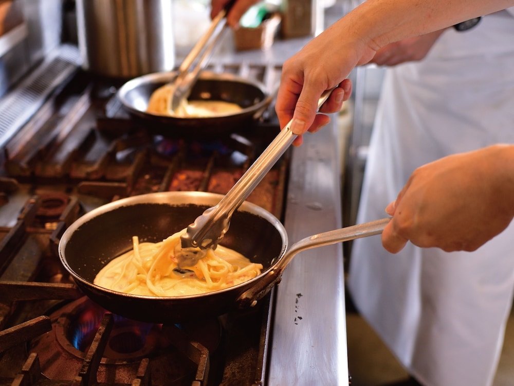 뷔페 아침 식사