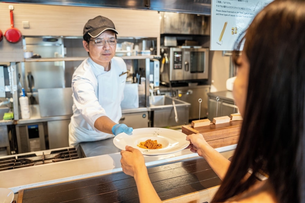 뷔페 아침 식사