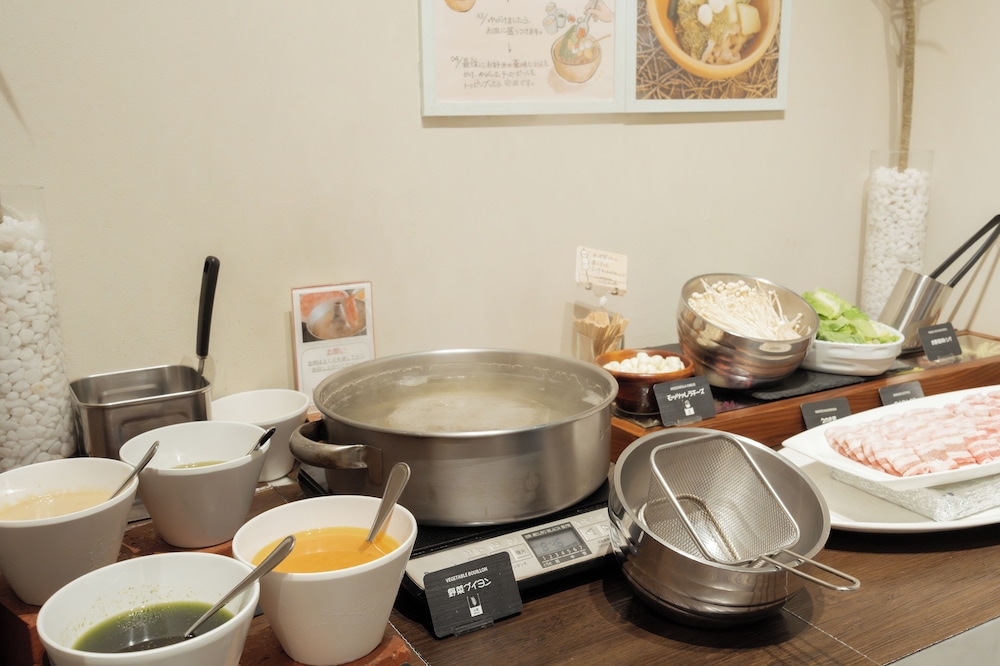 뷔페 아침 식사