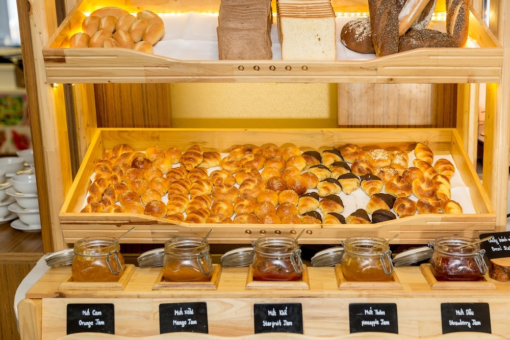 뷔페 아침 식사