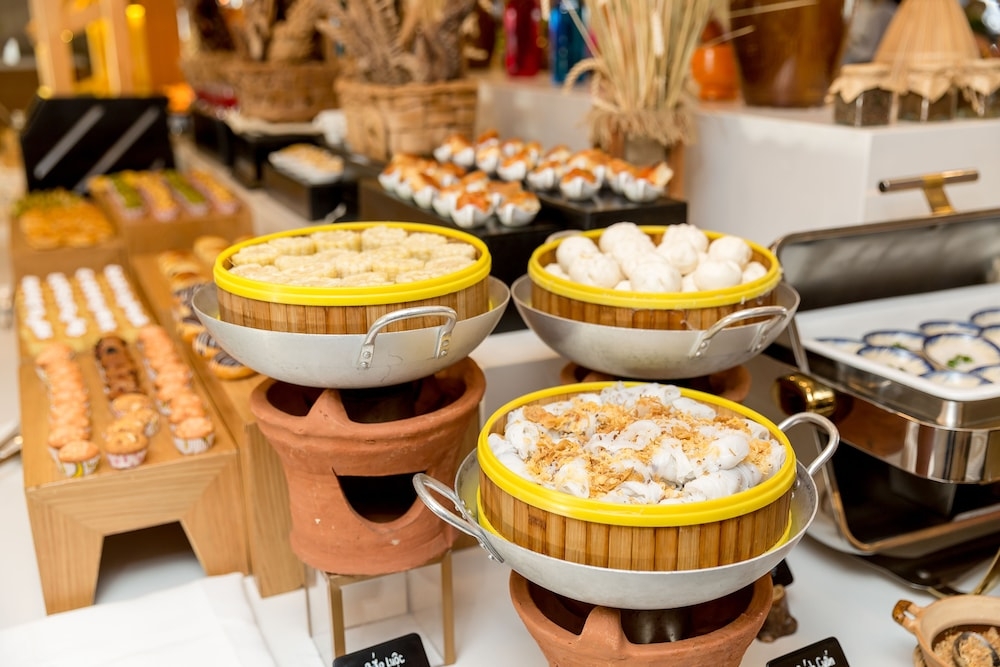 뷔페 아침 식사