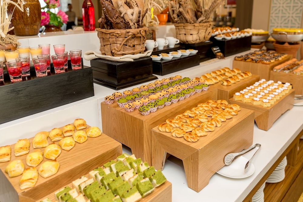 뷔페 아침 식사